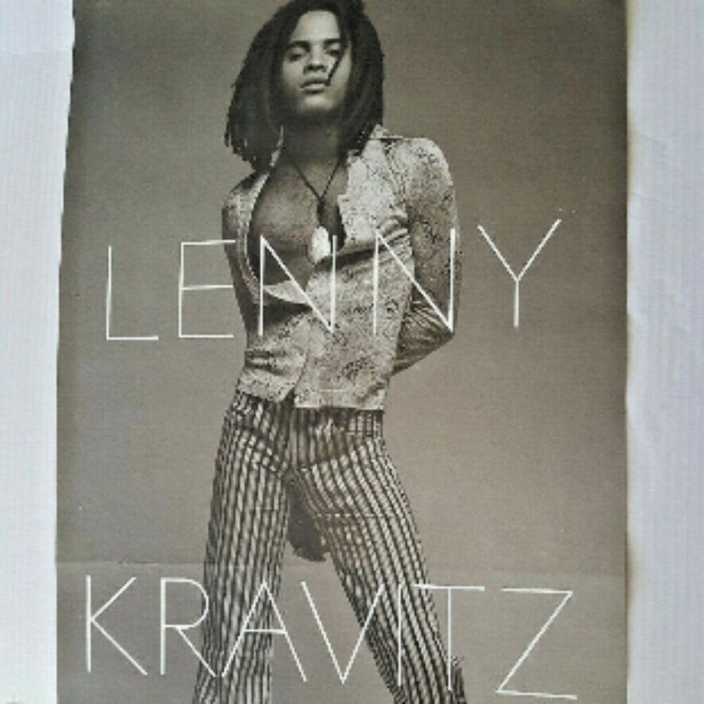 LENNY KRAVITZ Mama Said Poster RARE Promo 1991 Large 36"X19.75"